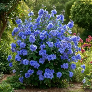 Гибискус Сансет Блоссом купить по цене от 248р. в интернет-магазине «Посадика» с доставкой почтой в в Кусае и по всей России – [изображение №1].