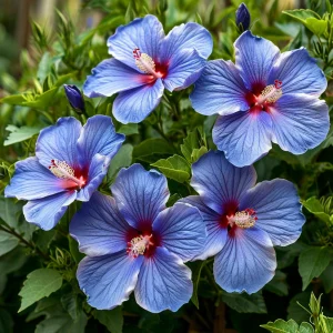 Гибискус садовый Блуминг Квин купить по цене от 259р. в интернет-магазине «Посадика» с доставкой почтой в в Кусае и по всей России – [изображение №1].