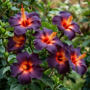 Гибискус Вивида Флэр купить по цене от 279р. в интернет-магазине «Посадика» с доставкой почтой в в Кусае и по всей России – [изображение №1].