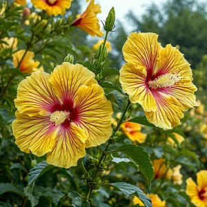 Гибискус Свит Соната купить по цене от 249р. в интернет-магазине «Посадика» с доставкой почтой в в Кусае и по всей России – [изображение №1].