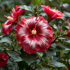 Гибискус Пурпл Мистик купить по цене от 360р. в интернет-магазине «Посадика» с доставкой почтой в в Кусае и по всей России – [изображение №1].